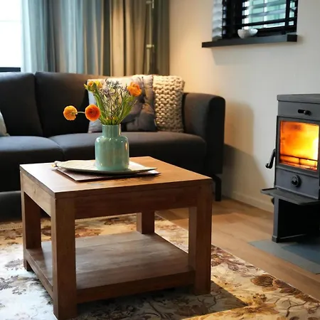 Ferienhaus De Appelbloesem 6-persoons Met Overdekte Hottub, Barrelsauna, Lounge, Wifi *