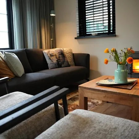 Ferienhaus De Appelbloesem 6-persoons Met Overdekte Hottub, Barrelsauna, Lounge, Wifi
