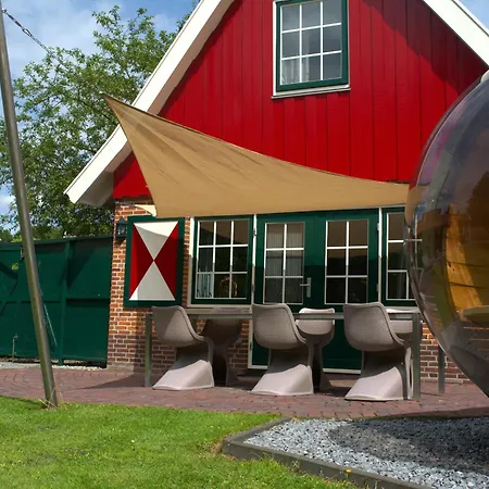 Ferienhaus De Appelbloesem 6-persoons Met Overdekte Hottub, Barrelsauna, Lounge, Wifi