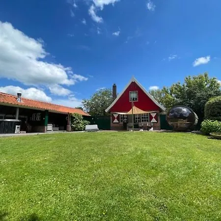 Ferienhaus De Appelbloesem 6-persoons Met Overdekte Hottub, Barrelsauna, Lounge, Wifi *
