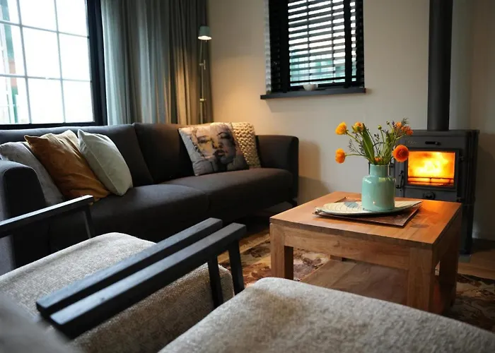 Сasa de vacaciones De Appelbloesem 6-persoons Met Overdekte Hottub, Barrelsauna, Lounge, Wifi