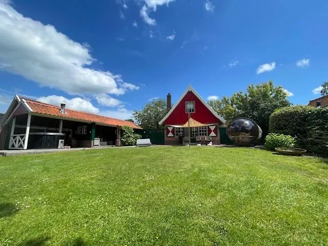 Сasa de vacaciones De Appelbloesem 6-persoons Met Overdekte Hottub, Barrelsauna, Lounge, Wifi *