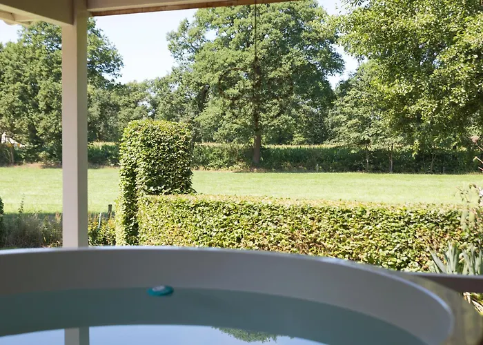 Сasa de vacaciones De Appelbloesem 6-persoons Met Overdekte Hottub, Barrelsauna, Lounge, Wifi